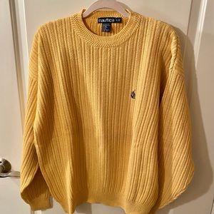 Nautica Yellow Sweater Size L